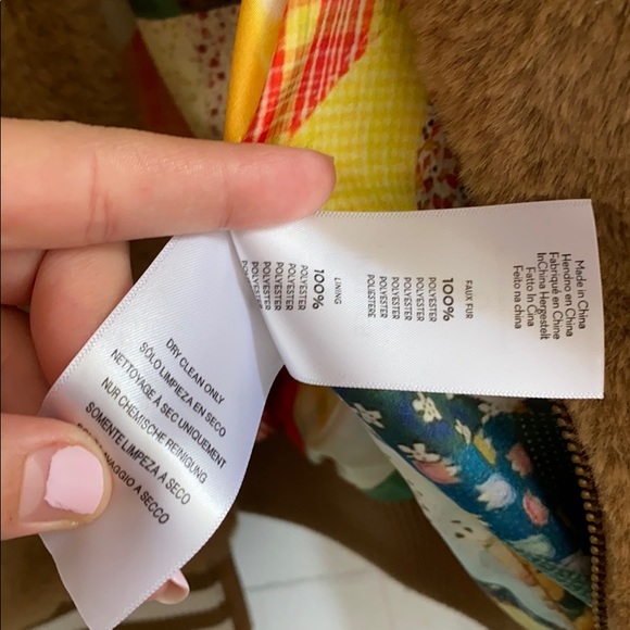 Mother The Letterman Fur Jacket Studded - Picture 6 of 9